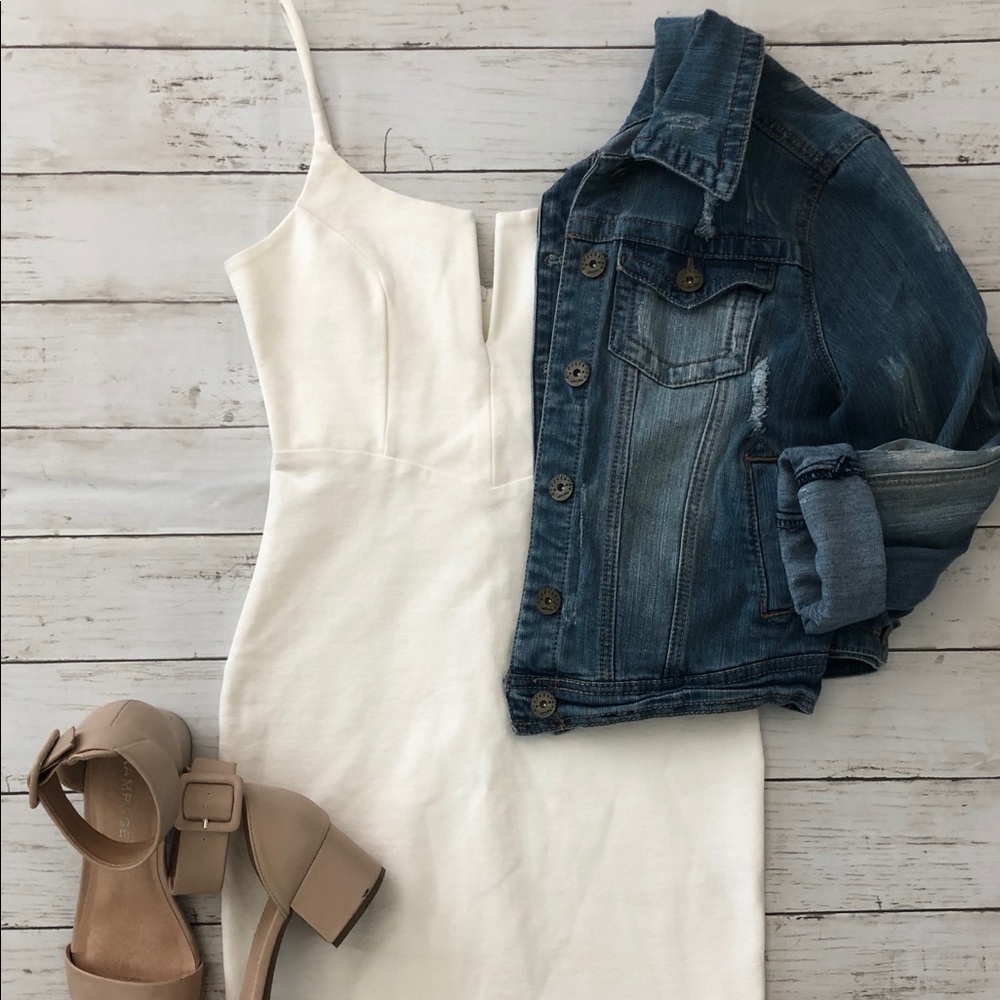 Sexy sleeveless bodycon spaghetti cocktail club